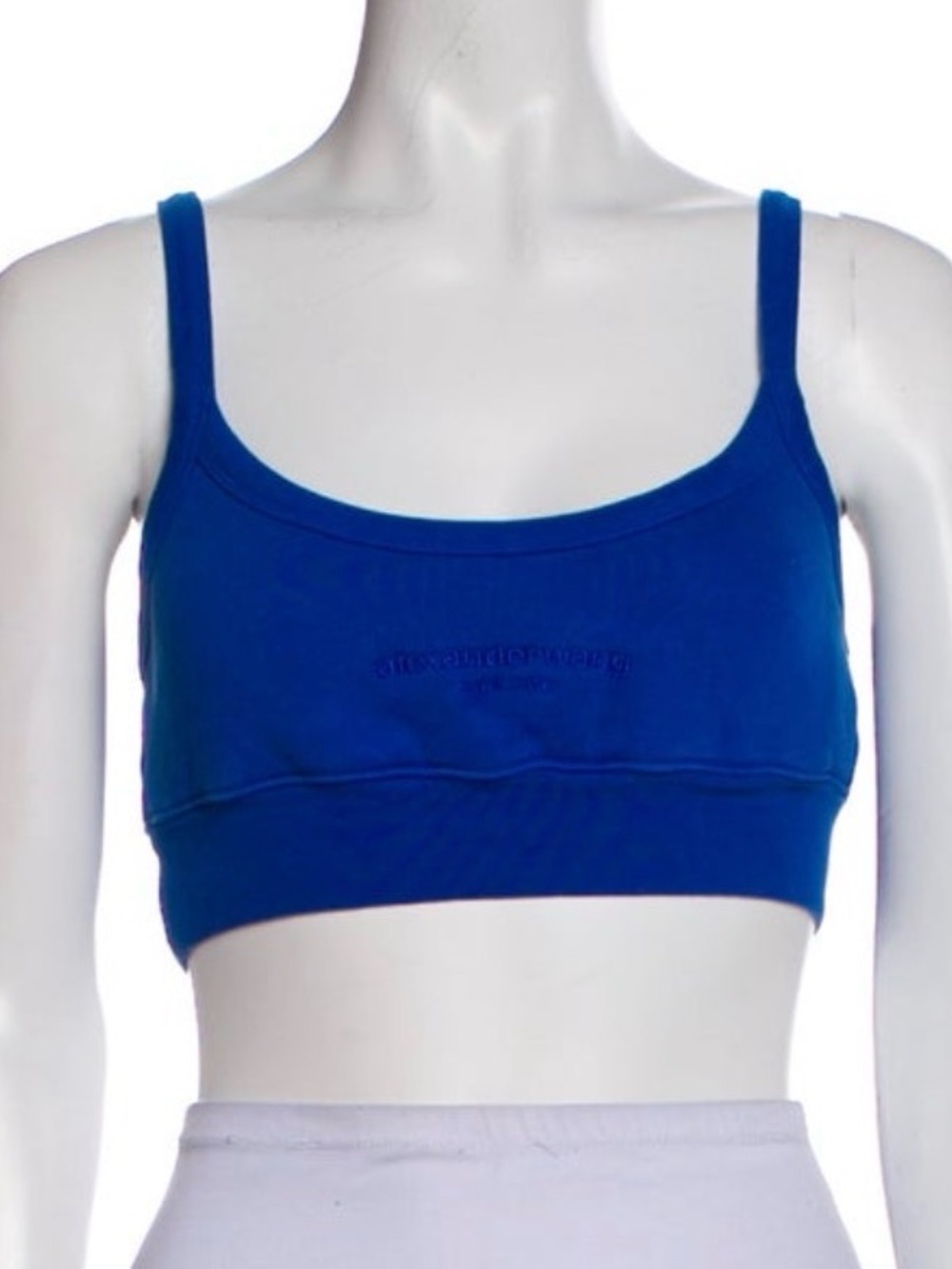 Alexander Wang.t Royal Blue Cropped Tank- XS